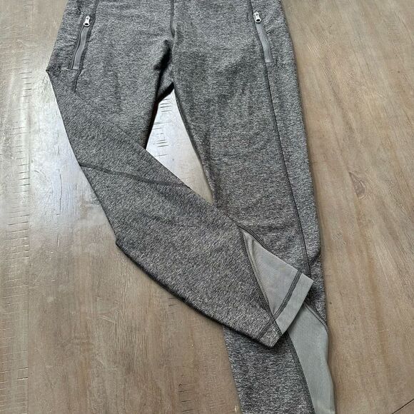 Lululemon grey, Inspire Tights with tie dye waistband. - Picture 6 of 8